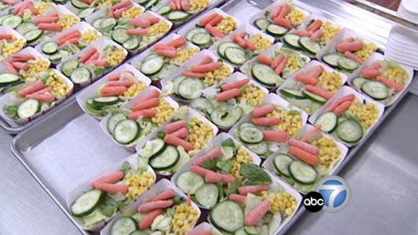 Lunch options at Los Angeles Unified School District